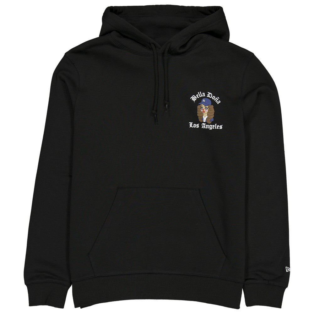 Women's Bella Dona x Los Angeles Dodgers Pullover Hoodie Black | New Era