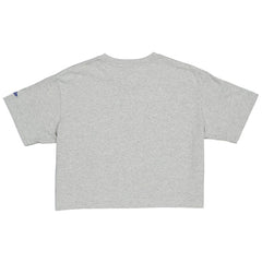 Women's Bella Dona x Los Angeles Dodgers Boxy Crop T-Shirt Gray | New Era
