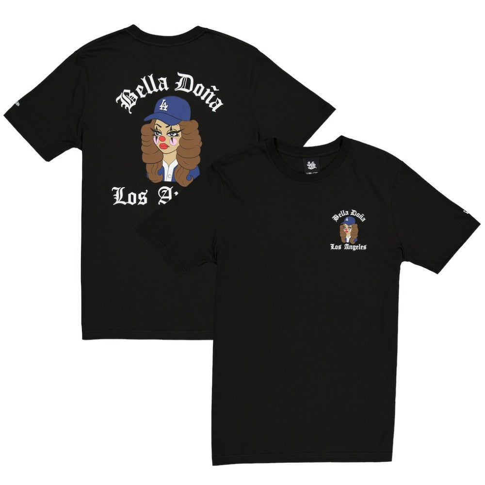 Women's Bella Dona x Los Angeles Dodgers T-Shirt Black | New Era