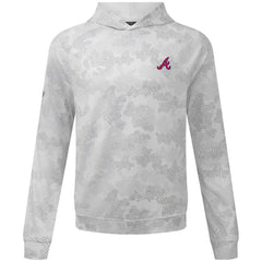 Atlanta Braves Levelwear Blender Insignia Hoodie White