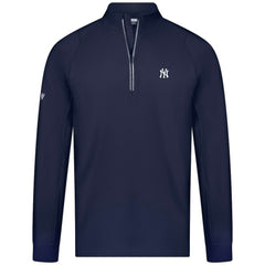 New York Yankees Levelwear Theory Insignia Quarter-Zip Pullover Navy