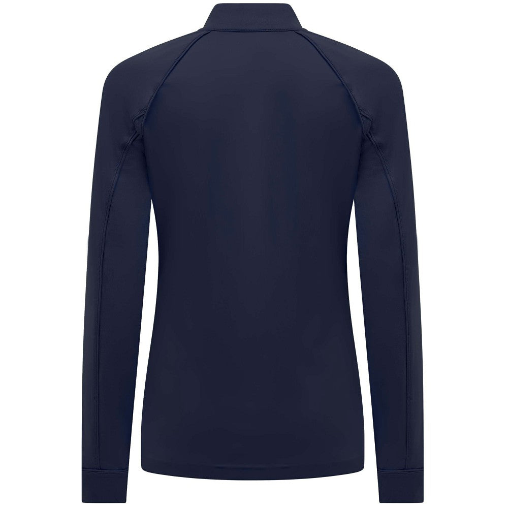 Milwaukee Brewers Levelwear Women's Kinetic Insignia Quarter-Zip Pullover Navy