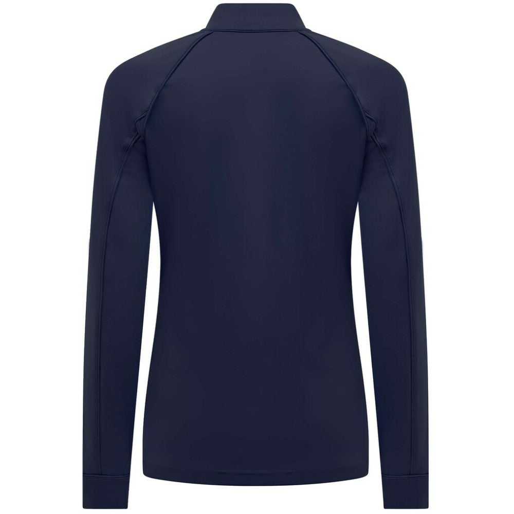 Minnesota Twins Levelwear Women's Kinetic Insignia Quarter-Zip Pullover Navy