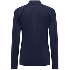 Atlanta Braves Levelwear Women's Kinetic Insignia Quarter-Zip Pullover Navy