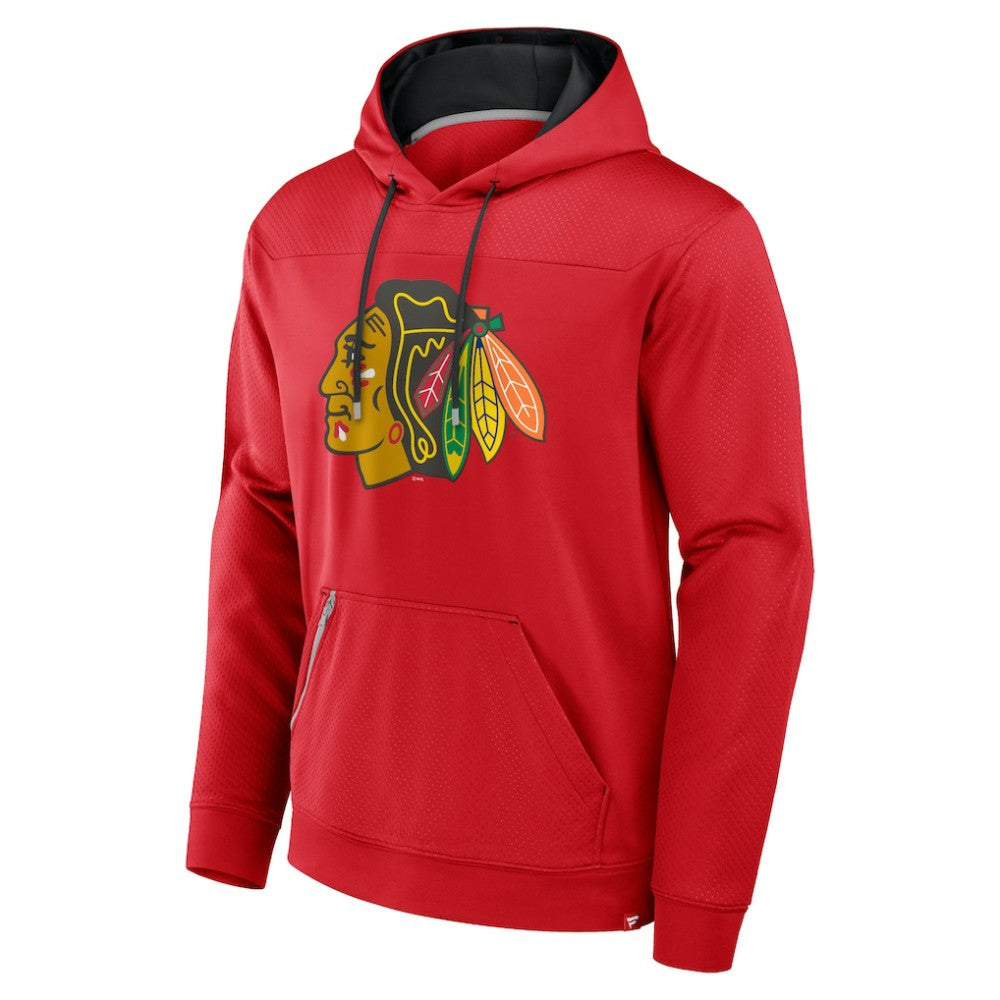 Chicago Blackhawks Fanatics Defender Pullover Hoodie Red