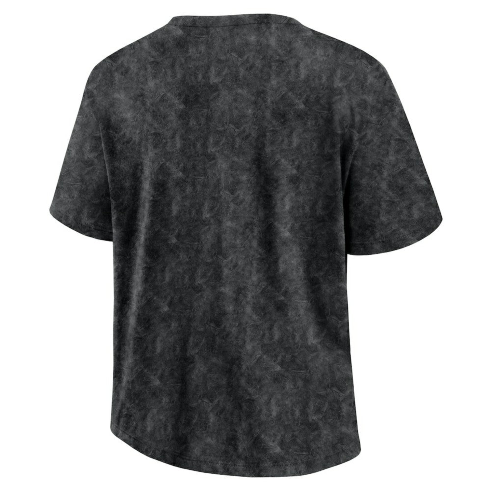 Pittsburgh Penguins Fanatics Women's Faded Wash T-Shirt Black