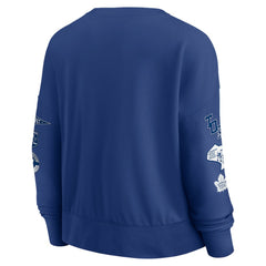 Toronto Maple Leafs Fanatics Women's Go Team Pullover Sweatshirt Blue