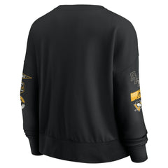 Pittsburgh Penguins Fanatics Women's Go Team Pullover Sweatshirt Black