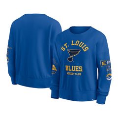 St. Louis Blues Fanatics Women's Go Team Pullover Sweatshirt Blue