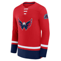Washington Capitals Fanatics High Point Long Sleeve T-Shirt Red