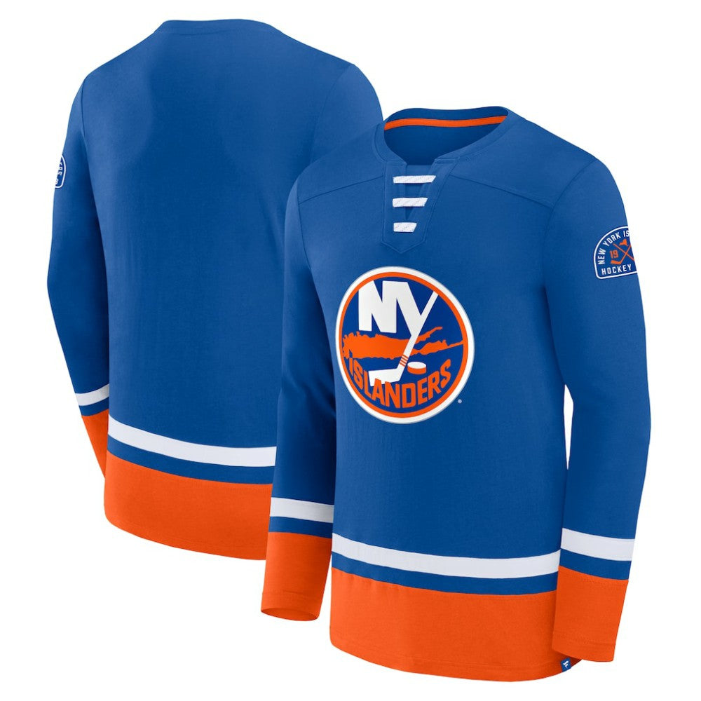 New York Islanders Fanatics High Point Long Sleeve T-Shirt Royal