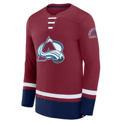 Colorado Avalanche Fanatics High Point Long Sleeve T-Shirt Burgundy