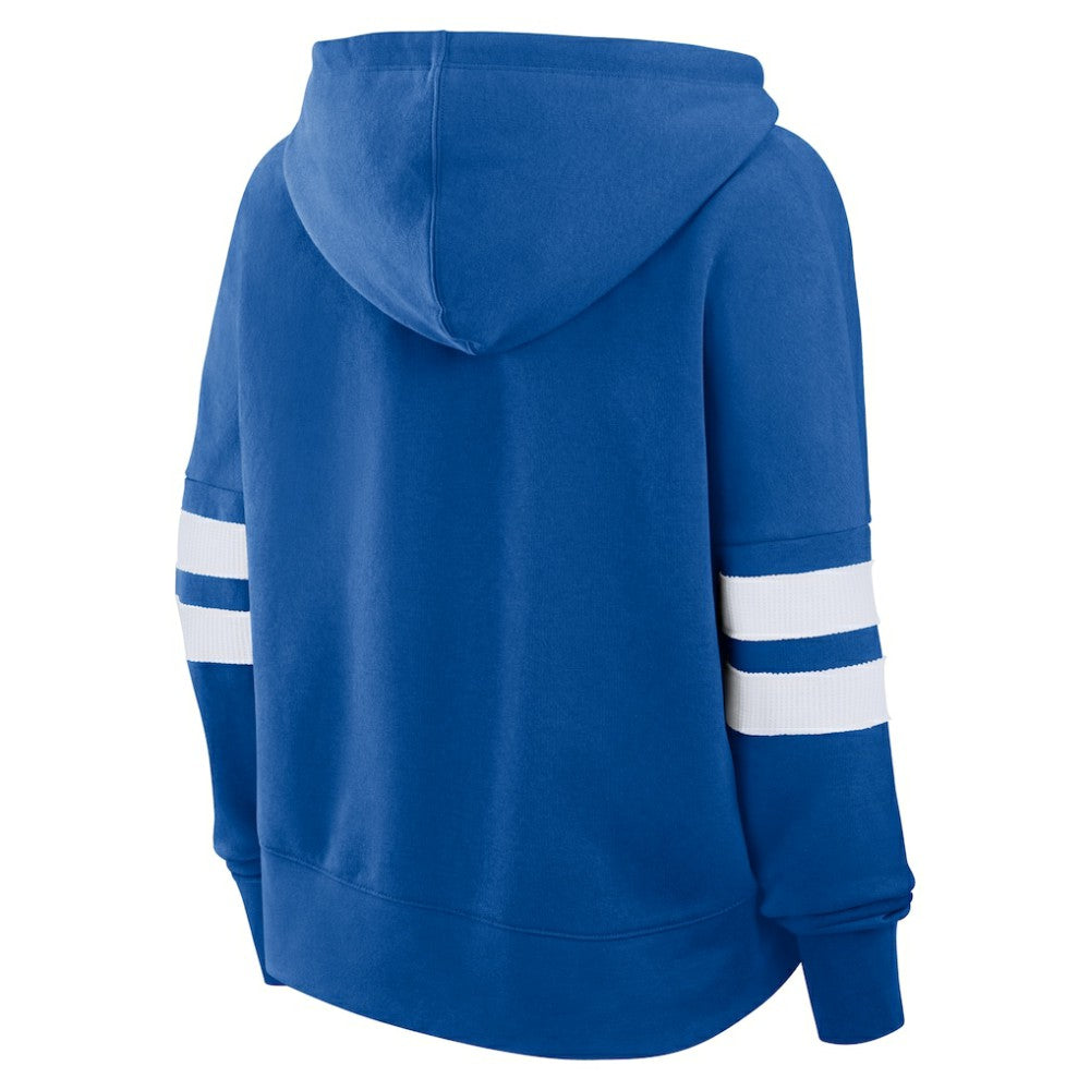 New York Islanders Fanatics Women's Oversized Seize Pullover Hoodie Royal