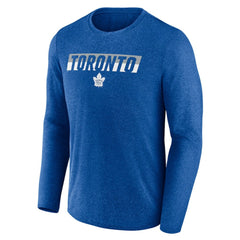 Toronto Maple Leafs Fanatics Transition Long Sleeve T-Shirt Heather Blue