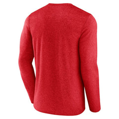 Carolina Hurricanes Fanatics Transition Long Sleeve T-Shirt Heather Red