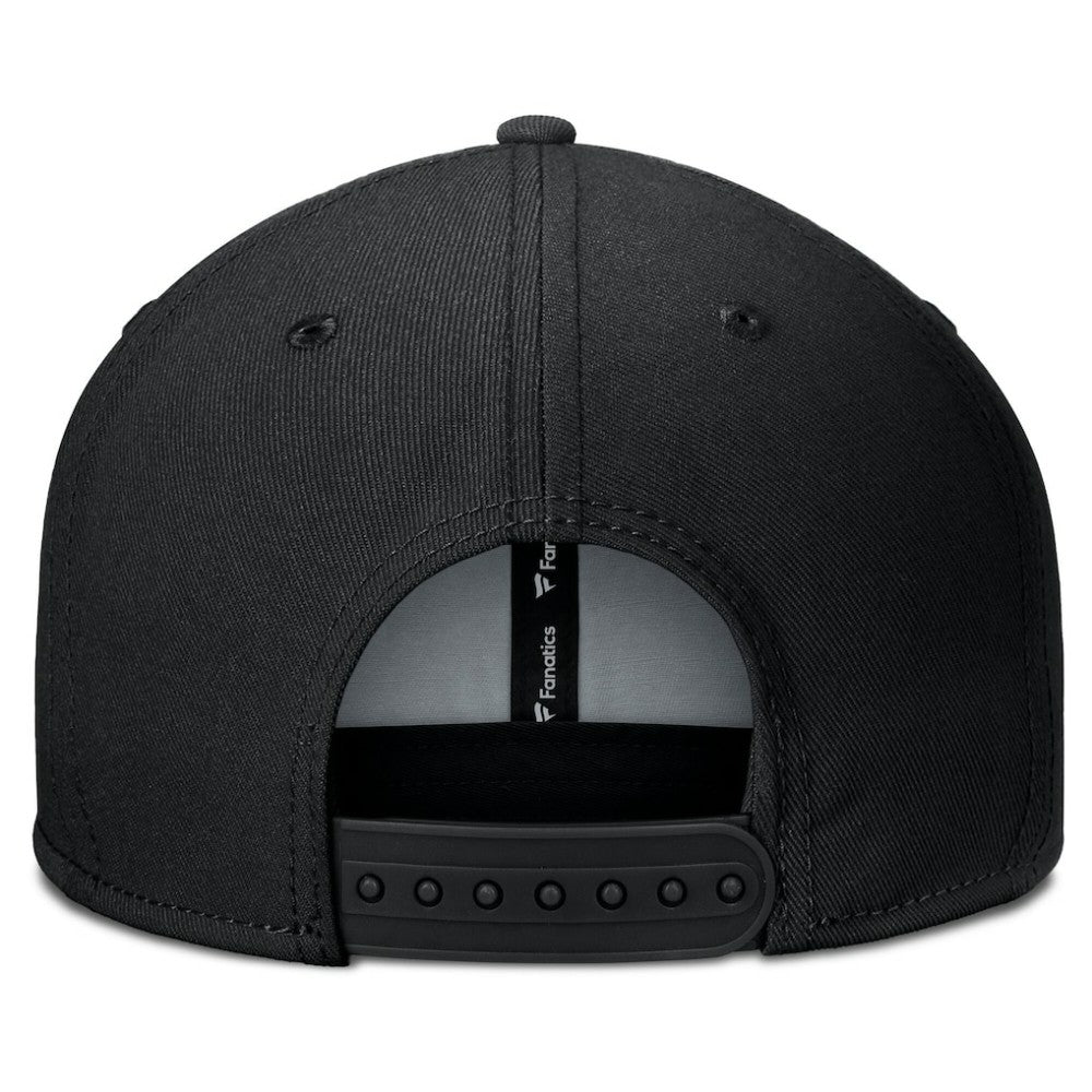 Pittsburgh Penguins Fanatics Fundamental Gino Stack Snapback Hat Black