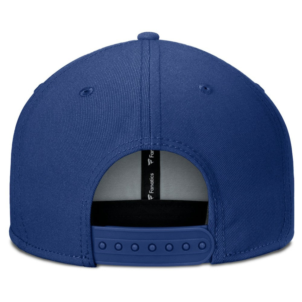 Toronto Maple Leafs Fanatics Fundamental Gino Stack Snapback Hat Blue