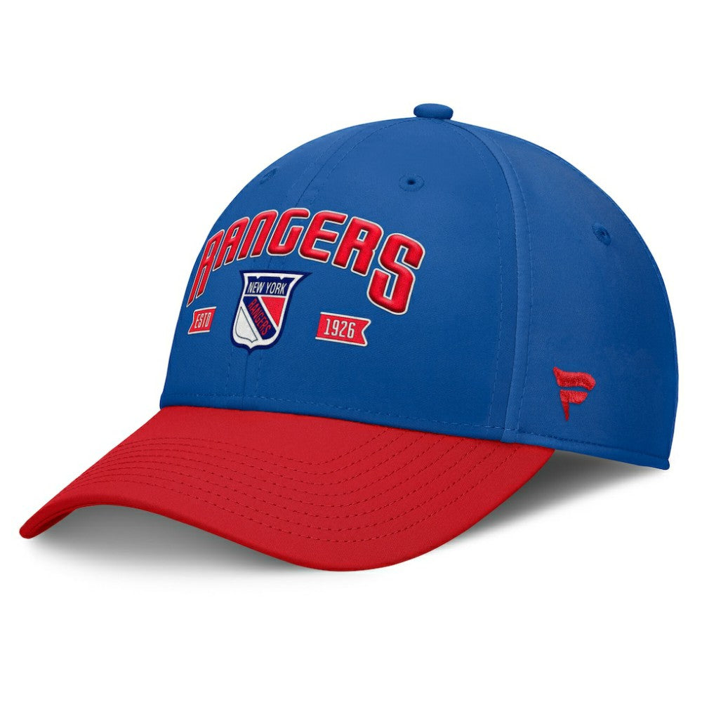 New York Rangers Fanatics Heritage Captain Flex Hat Blue/Red
