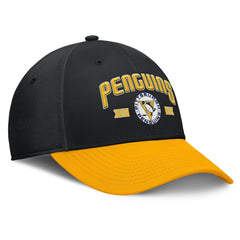 Pittsburgh Penguins Fanatics Heritage Captain Flex Hat Black/Gold