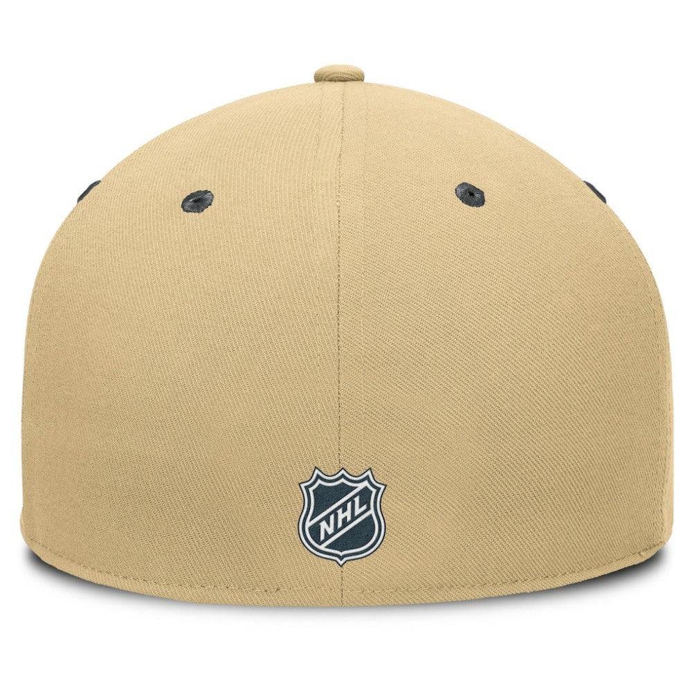 Vegas Golden Knights Fanatics Heritage Ice Time Fitted Hat Gold