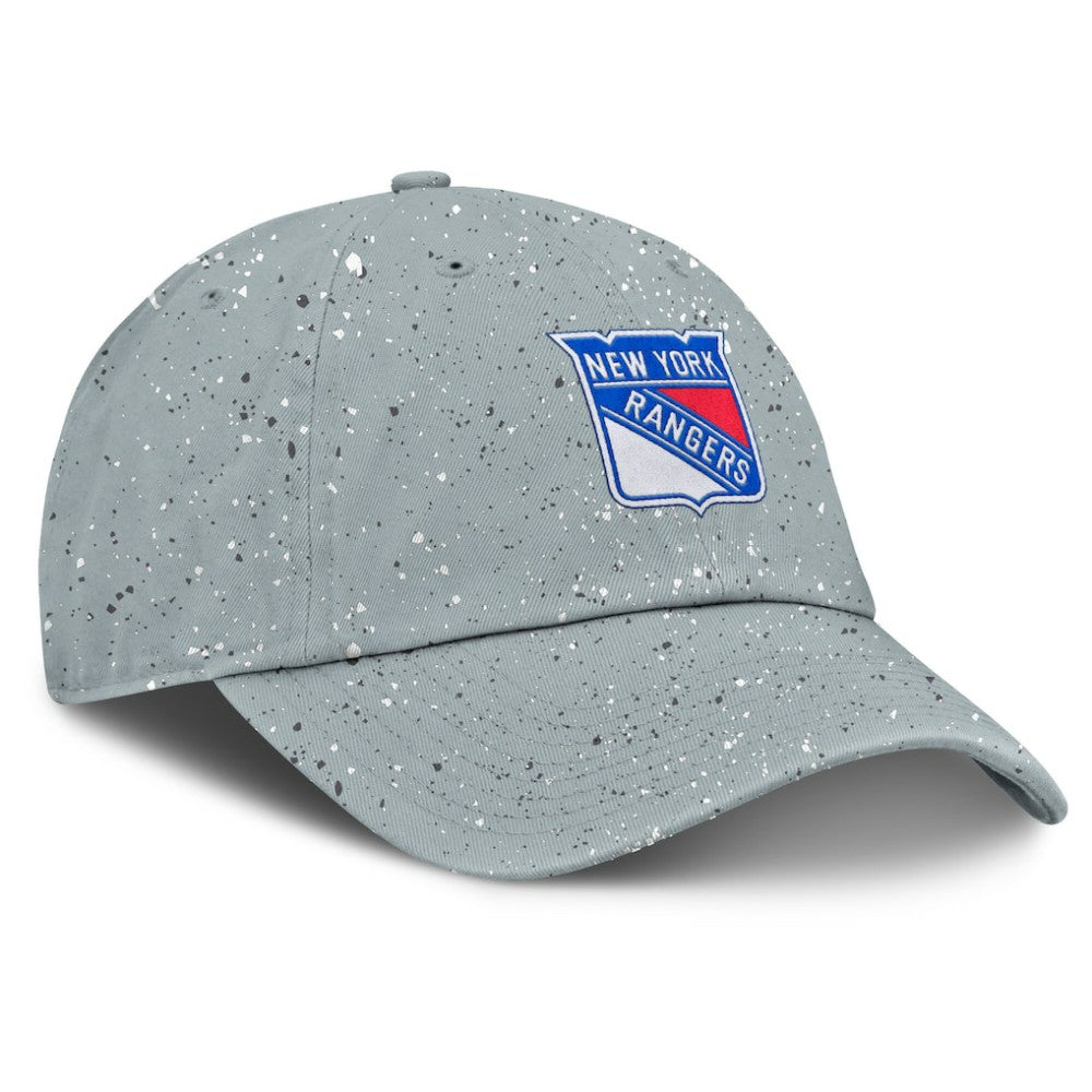 New York Rangers Fanatics Women's Heritage Snow Day Speckle Adjustable Hat Gray