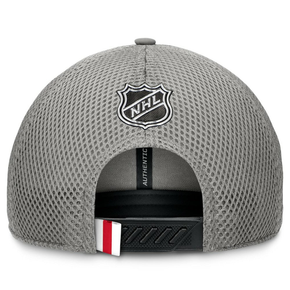 New York Rangers Fanatics Authentic Pro Home Ice Trucker Adjustable Hat Gray