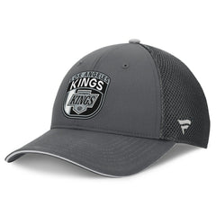 Los Angeles Kings Fanatics Authentic Pro Home Ice Trucker Adjustable Hat Gray
