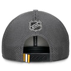 Boston Bruins Fanatics Authentic Pro Home Ice Trucker Adjustable Hat Gray
