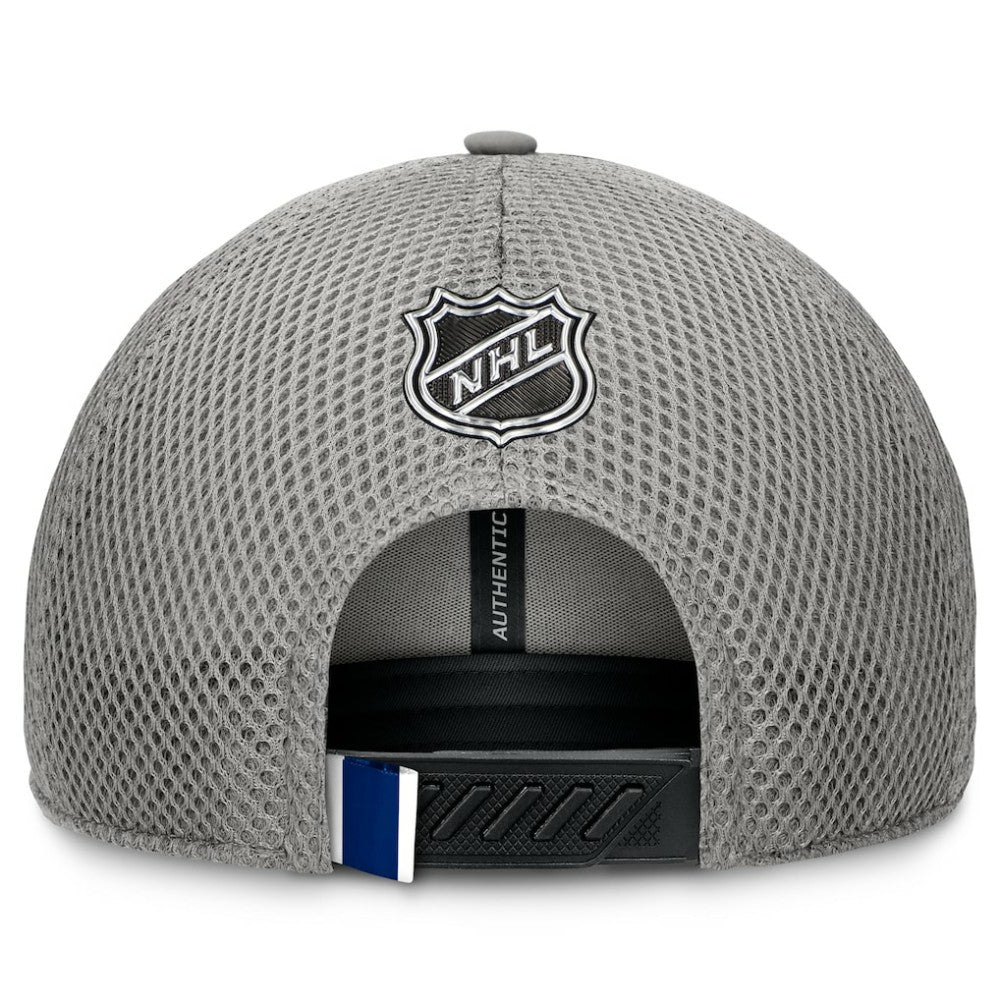 Toronto Maple Leafs Fanatics Authentic Pro Home Ice Trucker Adjustable Hat Gray