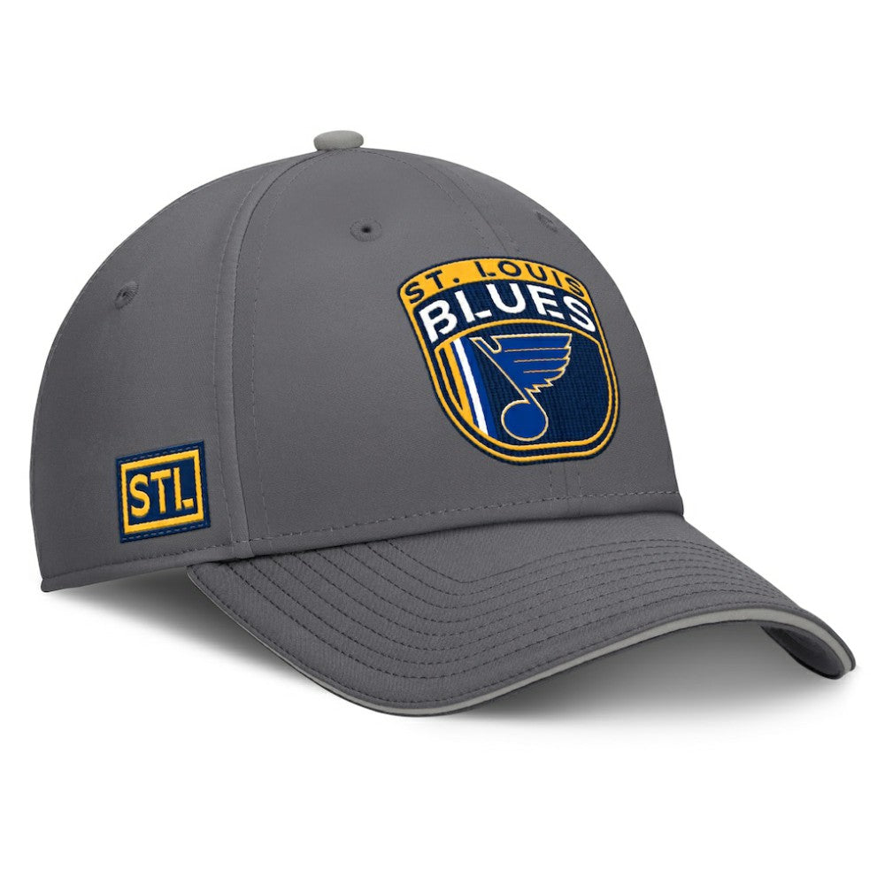 St. Louis Blues Fanatics Home Ice Flex Hat Gray