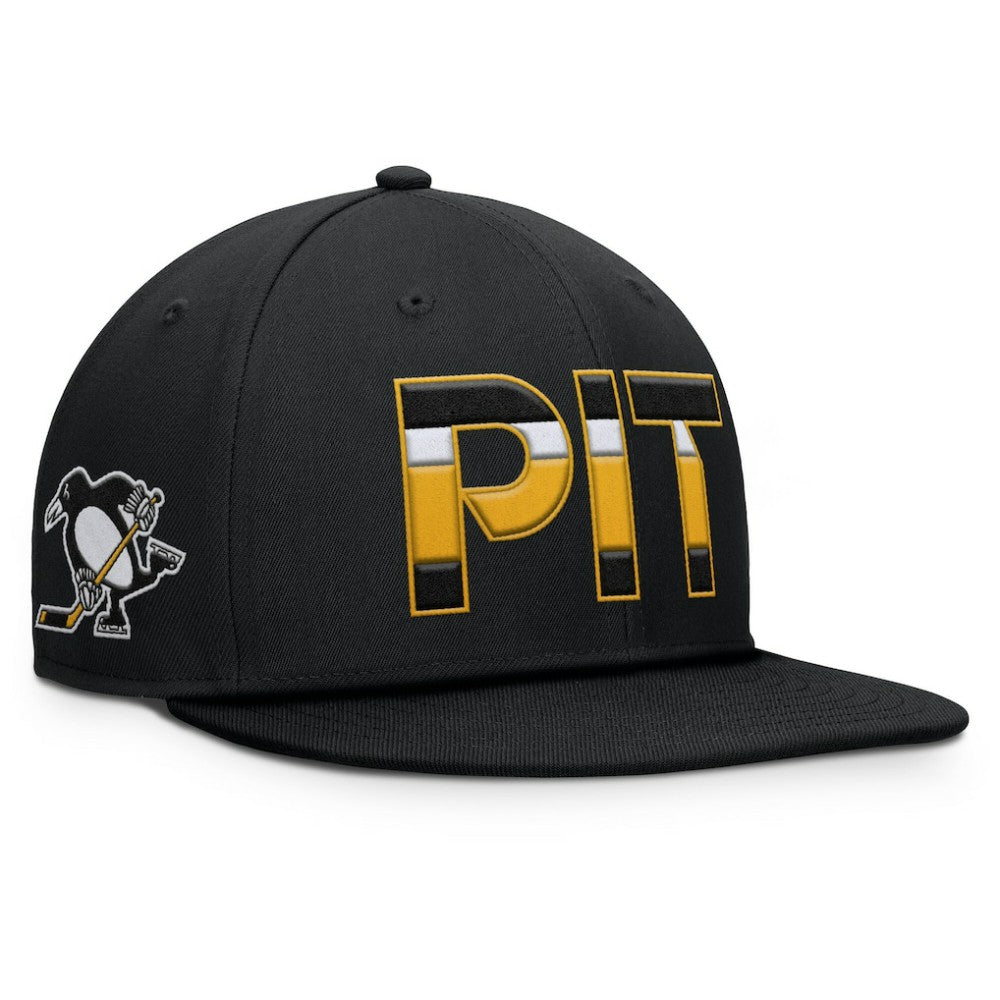 Pittsburgh Penguins Fanatics Authentic Pro Alternate Jersey Snapback Hat Black