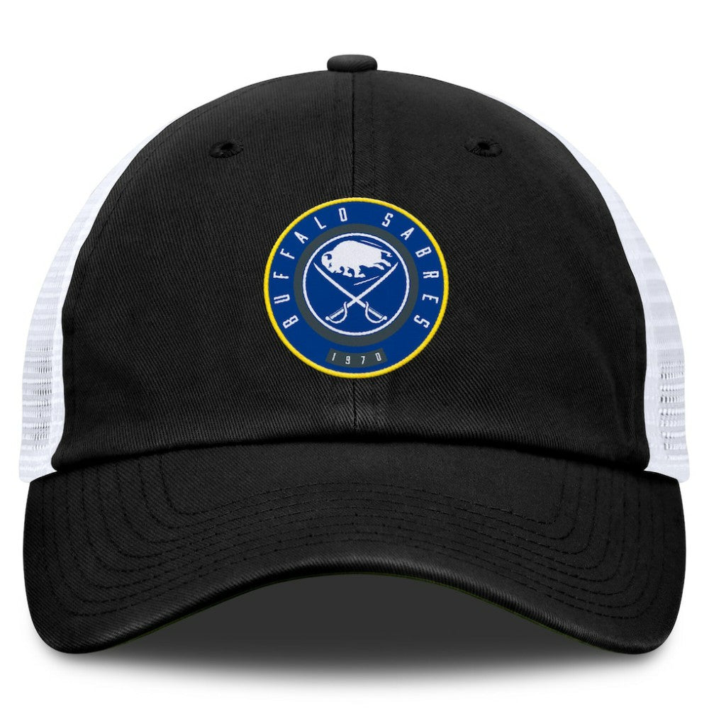Buffalo Sabres Fanatics Averie Trucker Adjustable Hat Black/White
