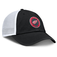 Detroit Red Wings Fanatics Averie Trucker Adjustable Hat Black/Gray