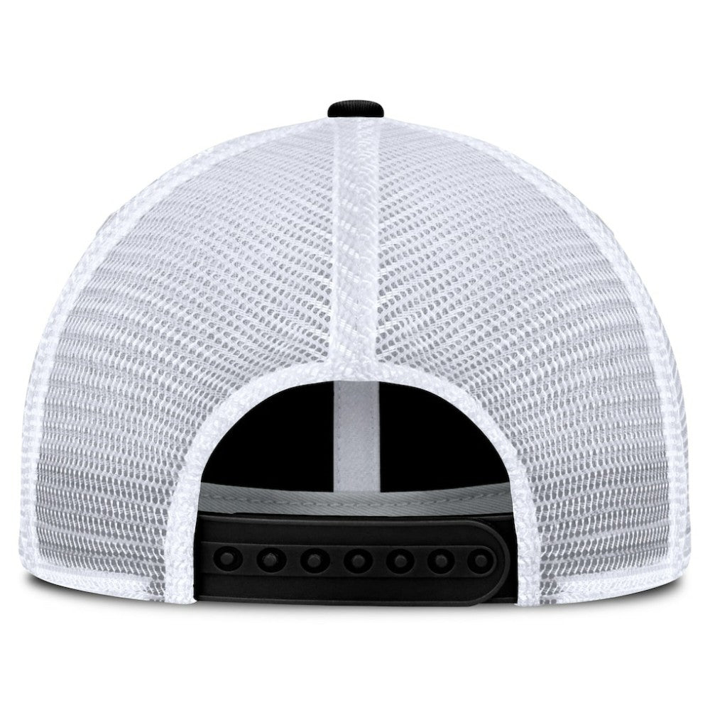 New Jersey Devils Fanatics Averie Trucker Adjustable Hat Black/White