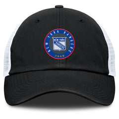 New York Rangers Fanatics Averie Trucker Adjustable Hat Black/Gray