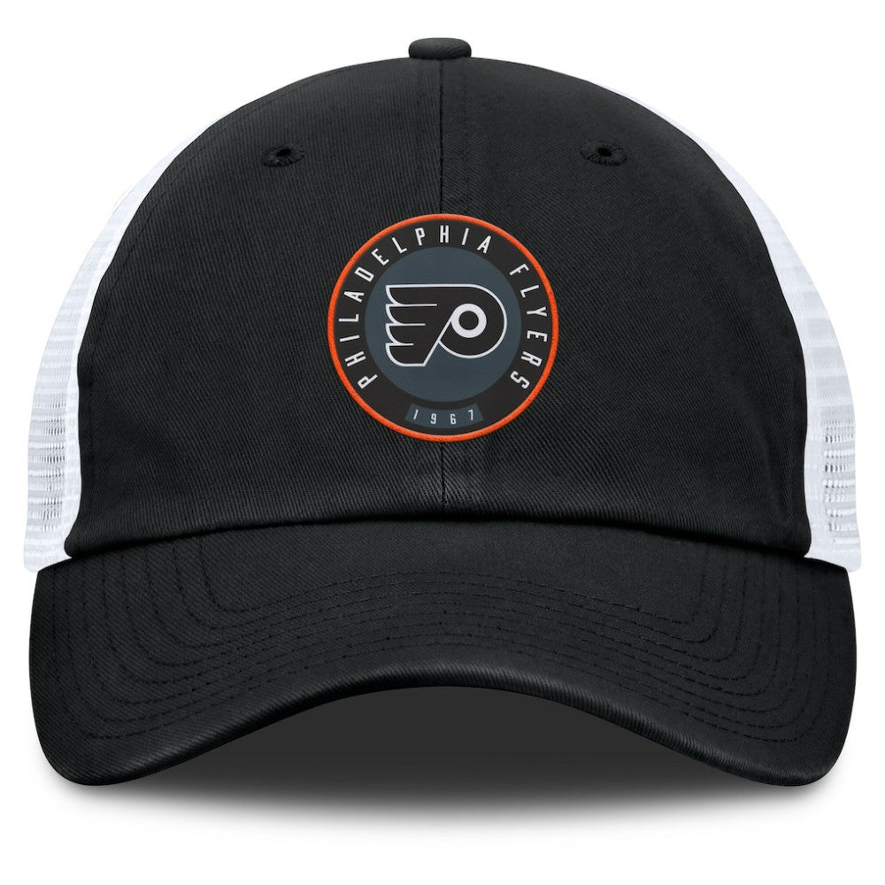 Philadelphia Flyers Fanatics Averie Trucker Adjustable Hat Black/Gray