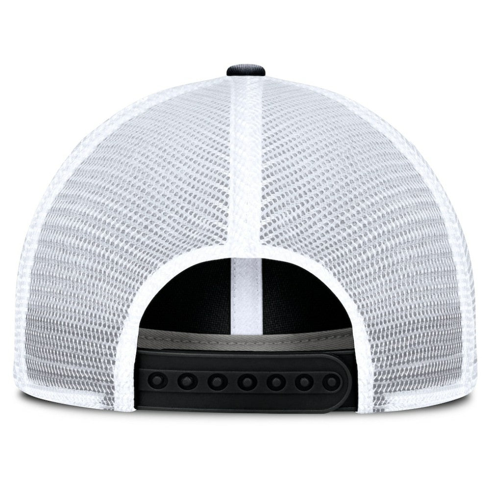 Toronto Maple Leafs Fanatics Averie Trucker Adjustable Hat Black/Gray