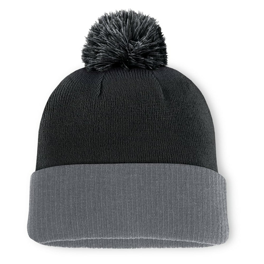 Pittsburgh Penguins Fanatics Aspyn Cuffed Knit Hat with Pom Black