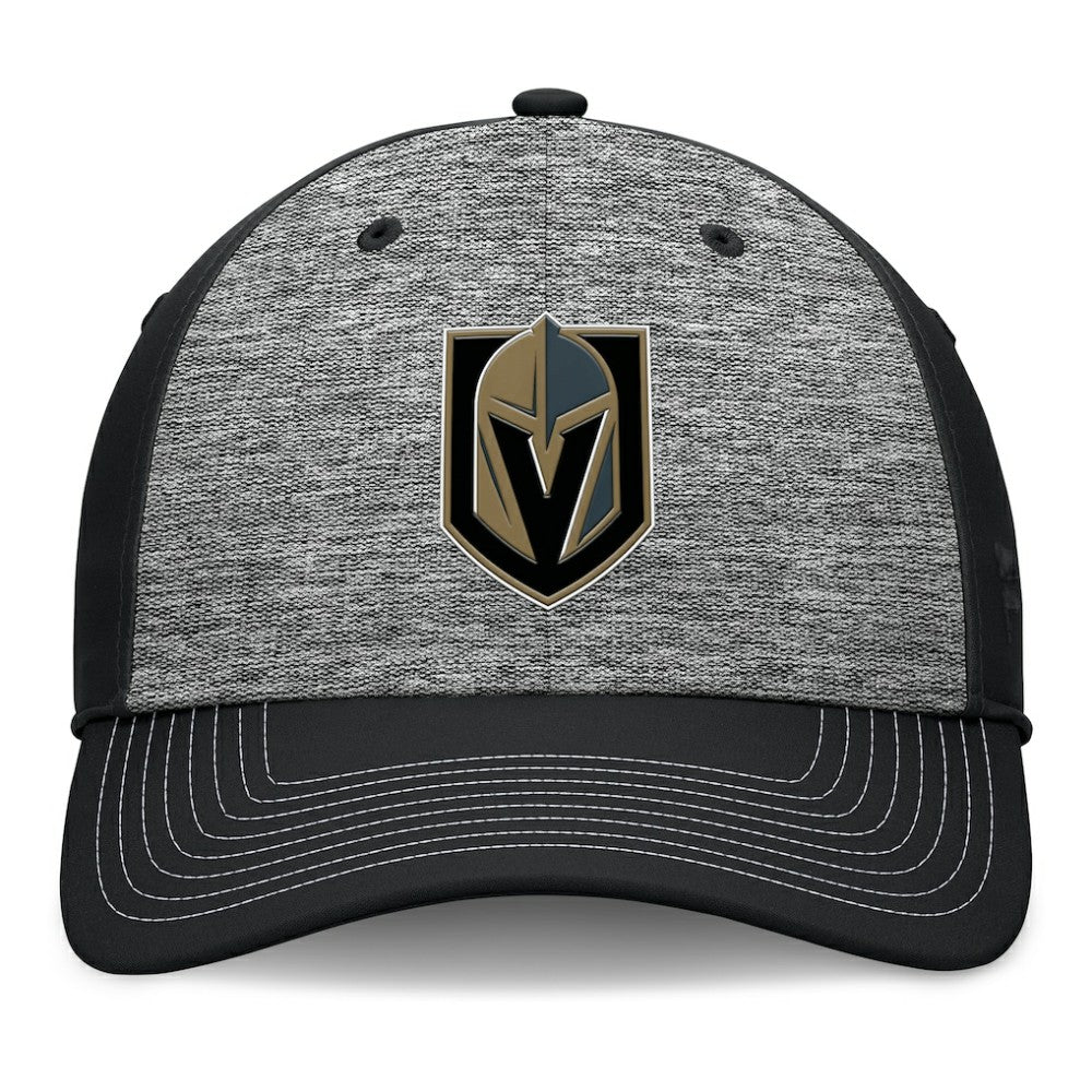 Vegas Golden Knights Fanatics Fundamental Top Shelf 2-Tone Flex Hat Gray/Black
