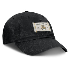 Boston Bruins Fanatics Women's Heritage Away Game Adjustable Hat Black