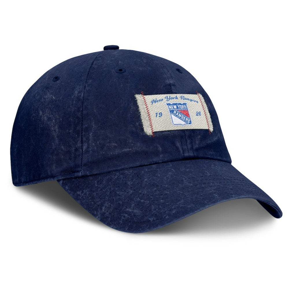 New York Rangers Fanatics Women's Heritage Away Game Adjustable Hat Blue