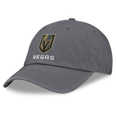 Vegas Golden Knights Fanatics Washed Adjustable Hat Charcoal