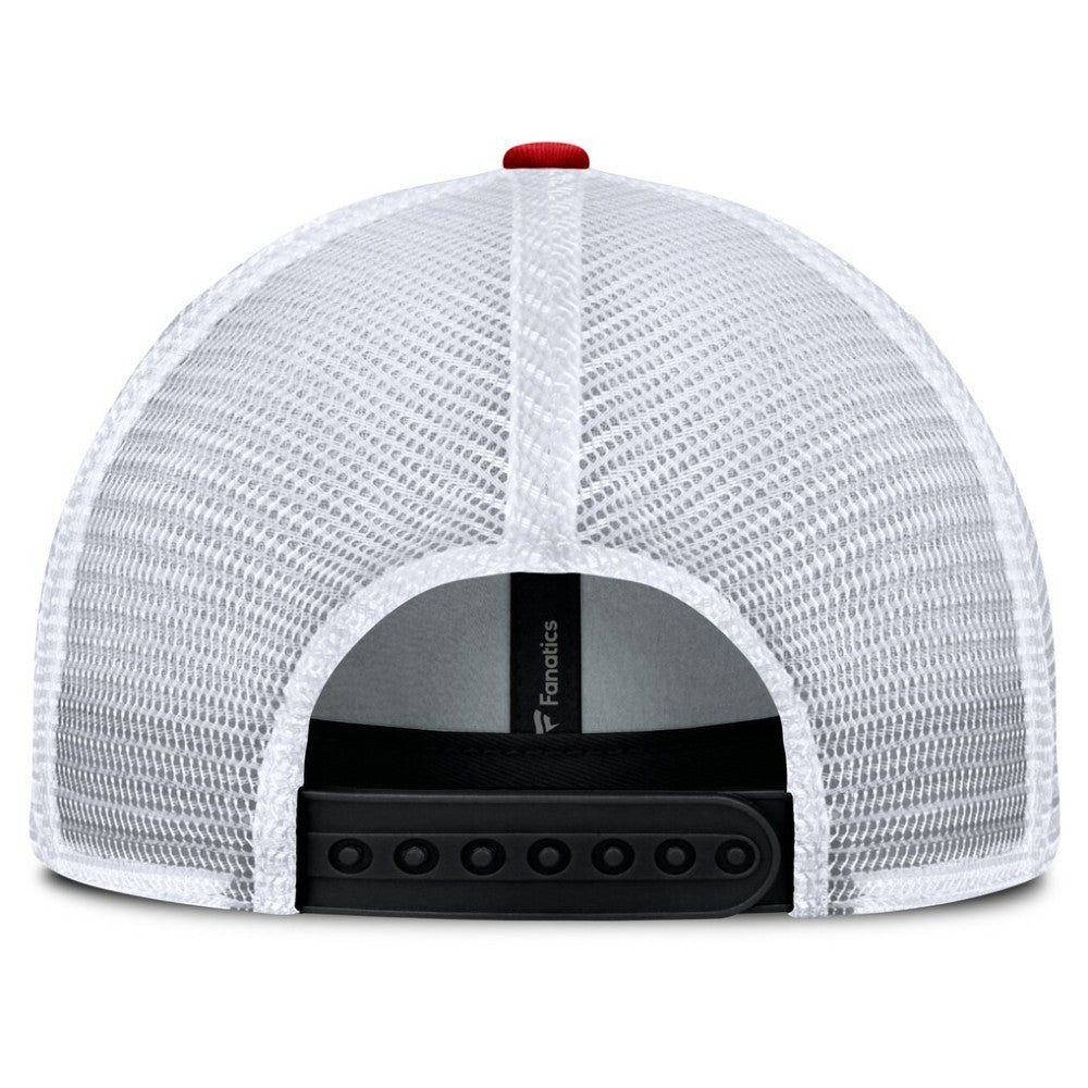 New Jersey Devils Fanatics Fundamental One-Time Trucker Adjustable Hat Black