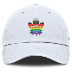 Toronto Maple Leafs Fanatics PRIDE Adjustable Hat White