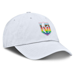 Vegas Golden Knights Fanatics PRIDE Adjustable Hat White