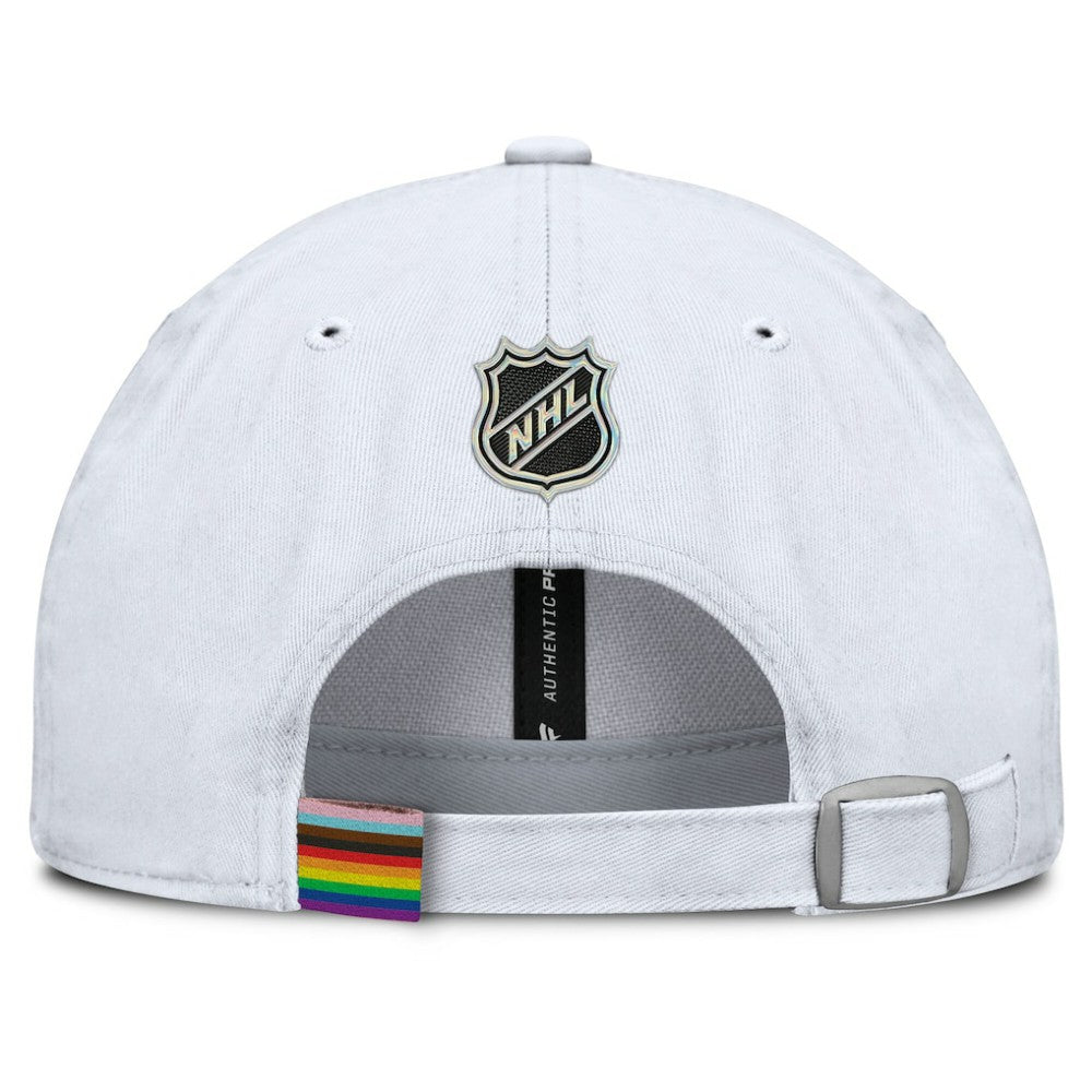 Detroit Red Wings Fanatics PRIDE Adjustable Hat White