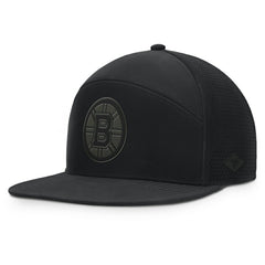 Boston Bruins Fanatics Front Office Adjustable Hat Black
