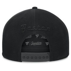 Boston Bruins Fanatics Front Office Adjustable Hat Black