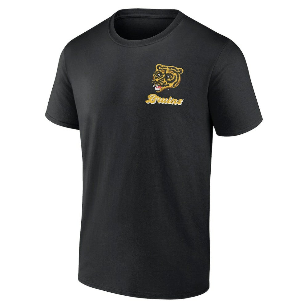 Boston Bruins Logo Athletic Never Over T-Shirt Black
