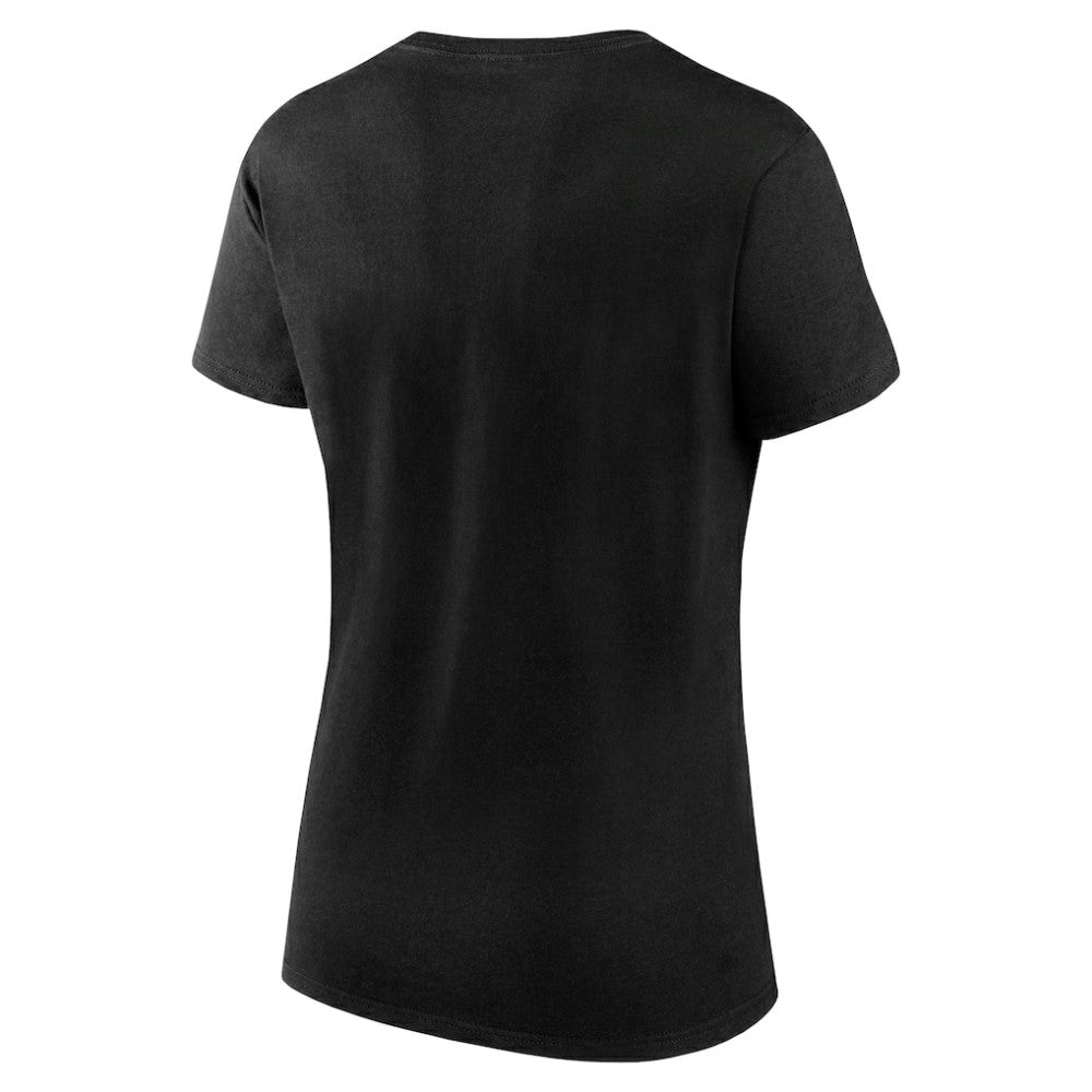 Los Angeles Kings Logo Athletic Women's Launch Scoop Neck T-Shirt Black